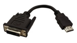 12993115, Video Cable Adapter, HDMI Plug - DVI Socket 150mm, Value
