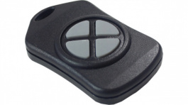 RND 455-00013, Корпус пластиковый темно-серый ABS Silicone с 4-мя кнопками, RND Components