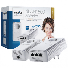 1918, Starter kit, dLAN 500 AV Wireless+, Devolo