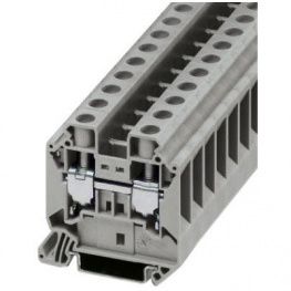 3044199, UT 16 feed-through terminal block screw, 1.5...25 mm2 1000 vac 76 a grey, Phoenix Contact