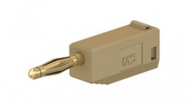 22.2616-27, Laboratory Socket, diam. 2mm, Brown, 10A, 60V, Gold-Plated, Staubli (former Multi-Contact )