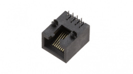 RJJU-88-142-E3H-033, Гнездо; RJ45; PIN:8; Кат:5; Конфиг.выводов:8p8c; THT; угловой, Encitech Connectors