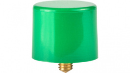 AT407F, Cap, round, green, 10 x 10 x 8 mm, NKK Switches (NIKKAI, Nihon)