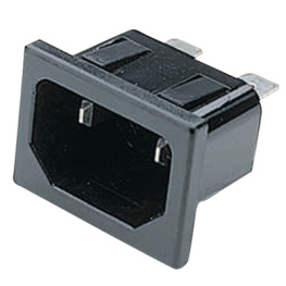 PX0691/20/63, Flush-type appliance plug C18 Snap-in, Bulgin