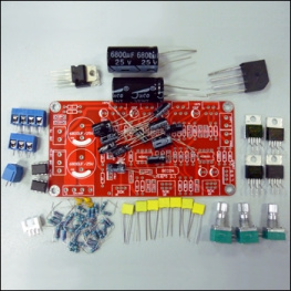 KIT NT1325, Набор для сборки усилителя НЧ (100 Вт). 2 х 25 Вт + 1 х 50 Вт (сабвуфер) + тембр, МАСТЕР КИТ