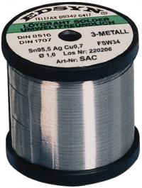 SC 5500, Solder wire Sn99/Cu1 500 g 0.5 mm, Edsyn