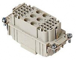 CXF 6/36, CX, 6 poles + earth, female insert, for female contacts 40A and 10A, ILME