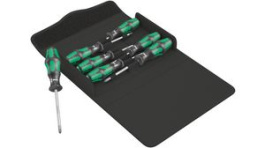 05105623001, Screwdriver Set, Slotted/Pozidriv/Phillips/Torx, 7 Pieces, Wera Tools