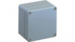 15100101, Metal Enclosure Without Knockouts, 89 x 89 x 64 mm, Aluminium, IP66, Grey, Spelsberg