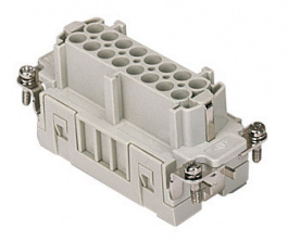 CCEF 16, CCE, 16 poles + earth, female insert, for female contacts 16A, ILME