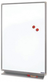 1240388, Magnetic Magnetic Whiteboard 900 x 600 mm White, -