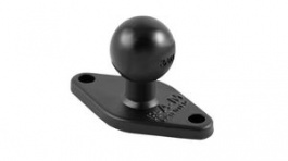 RAM-B-238U, Diamond Ball Base Black, Zebra