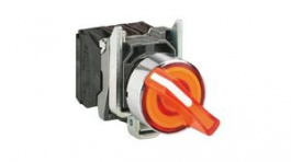 XB4BK125M5, Illuminated Selector Switch, Poles %3D 2, Positions %3D 2, 90°, Panel Mount, SCHNEIDER ELECTRIC