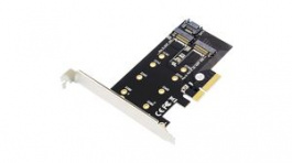 DS-33170, 2-Slot M.2 NVMe SSD Expansion Card PCIe 3.0 PCI-E x4, DIGITUS