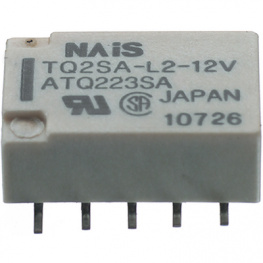 TQ2SA-L2-24V, Signal relay 24 VDC 1920 Ohm 200 mW SMD, Panasonic