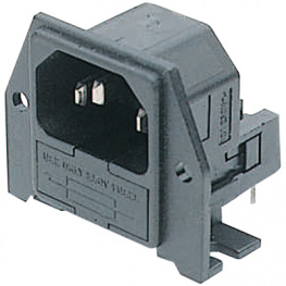 PF0030/PC, Разъем: питания AC; гнездо; "папа"; 10А; 250ВAC; IEC 60320; UL94V-0, Bulgin