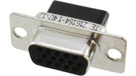 216164-1, D-Sub High Density Crimp Housing 15P, TE Connectivity
