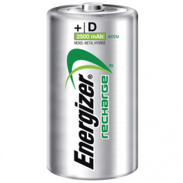 D-HR 20 [2 шт], NiMH rechargeable battery HR20/D 1.2 V 2500 mAh PU=2 ST, Energizer