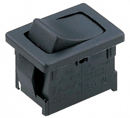 1808.2102, Rocker switch 1P 6 A 250 VAC, Marquardt