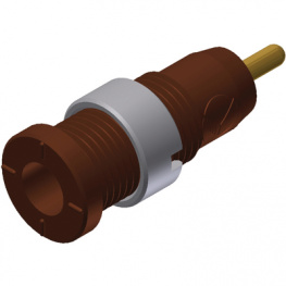 MSEB 2630 S1,9 AU BRAUN / BROW, Safety socket diam. 2 mm brown, SKS Kontakttechnik