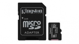 SDCS2/32GB-3P1A, Memory Card, 3-Pack microSDHC 32GB UHS-I/U1/V10, Kingston