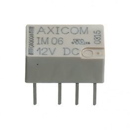 2-1462037-7, Реле: электромагнитное; DPDT; Uобмотки:12ВDC; 0,5A/125ВAC; 2А, Axicom / TE