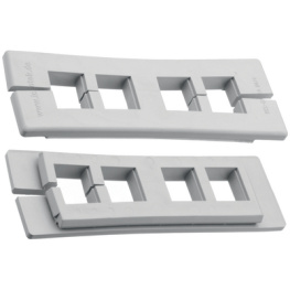 KEL-QTA 24/4, Cable entry frame 112 x 35 mm 1.5...2.5 mm IP54 UL 94 V-0 4, Icotek