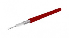 SUCOFORM 141 PE [25 м], Coaxial Cable for Microwaves RG-402 Polyethylene (PE) 4.6mm 50Ohm Copper-Plated, Silver-Plated Steel Red 25m, Huber+Suhner