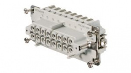 1873560000, Socket Insert, Size 6, 16 Poles, Push-In, 500V, 16A, Weidmuller