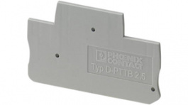 3211634, D-PTTB 2,5 End plate, Grey, Phoenix Contact