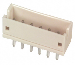 B6B-ZR, Гнездо; провод-плата; "папа"; ZH; 1,5мм; PIN:6; THT; 50В; 1А, JST