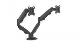 9683401, Adjustable Dual Monitor Arm, 75x75/100x100, 16kg, Fellowes