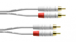 CFU 1.5 FC-SNOW, Audio cable assembly 1.5 m white, Cordial