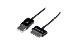 USB2SDC3M, Cable USB-A Plug - Samsung 30-Pin Plug 3m Black, StarTech