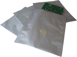 20-082-0010 [100 шт], Shielding Bag, ESD, Metallic Black 406 x 203 mm, Eurostat