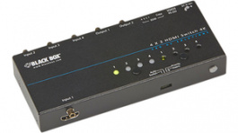VSW-HDMI4X2-4K, HDMI 4K Switch, Black Box