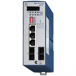RS2-3TX/2FX EEC, Industrial Ethernet Switch 3x 10/100 RJ45 2x SC (multi-mode), Hirschmann