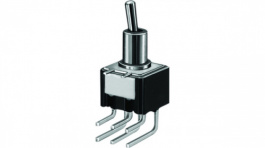 STM 206 P-RA, Переключатель: тумблер; Пол: 3; DPDT; ON-OFF-ON; 6A/125ВAC; 6A/6ВDC, Knitter-switch