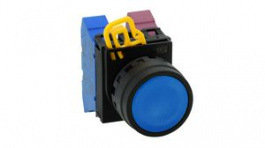 YW1B-A1S, Pushbutton Switch Actuator, Plastic, Blue, Latching Function, IDEC