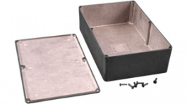 1590WTHBK, Metal enclosure black 187.8 x 119.5 x 56 mm Die cast aluminium IP 65 1590W, Hammond