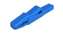 AK 2 S BLUE, Alligator Clip, Blue, 30 VAC / 60 VDC, 25A, Hirschmann