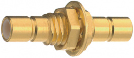 59S601-S00L5, Straight Adapter, SMB Plug - SMB Plug, 50Ohm, Rosenberger connectors