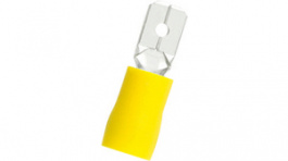RND 465-00085 [100 шт], Blade terminal yellow 6.3 x 0.8 mm, RND Connect