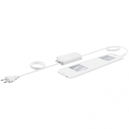 40005 QOD DOMINO SHORT 2X4W, LED luminaire white, Osram