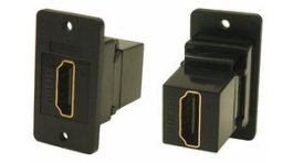 CP30600GX, Соединитель; гнездо HDMI,с обеих сторон; SLIMS; позолота; 29мм, Cliff