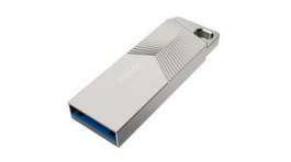 NT03UM1N-128G-32PN, USB Stick, UM1, 128GB, USB 3.2, Silver, Netac