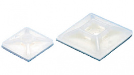 RND 475-00379 [100 шт], Cable tie mount 3.2 mm white, RND Cable