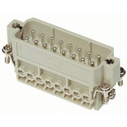 09200162612, Разъем: HAN; "папа"; Han A; PIN:16; 16+PE; размер 16А; 16А; 250В, Harting