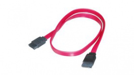 AK-400100-005-R, SATA Connection Cable 500mm Red, DIGITUS