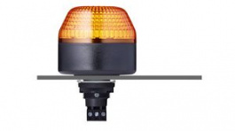 802501405, LED Signal Beacon, Continuous/Flashing, Orange, 24VAC / DC, Panel Mount, IBL, Auer